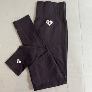 Women’s Best Power Seamless Workout Leggings High Rise Black Size M